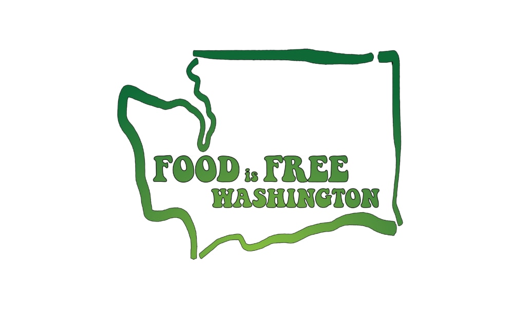 Logo - Food is Free Washington - gradient fill